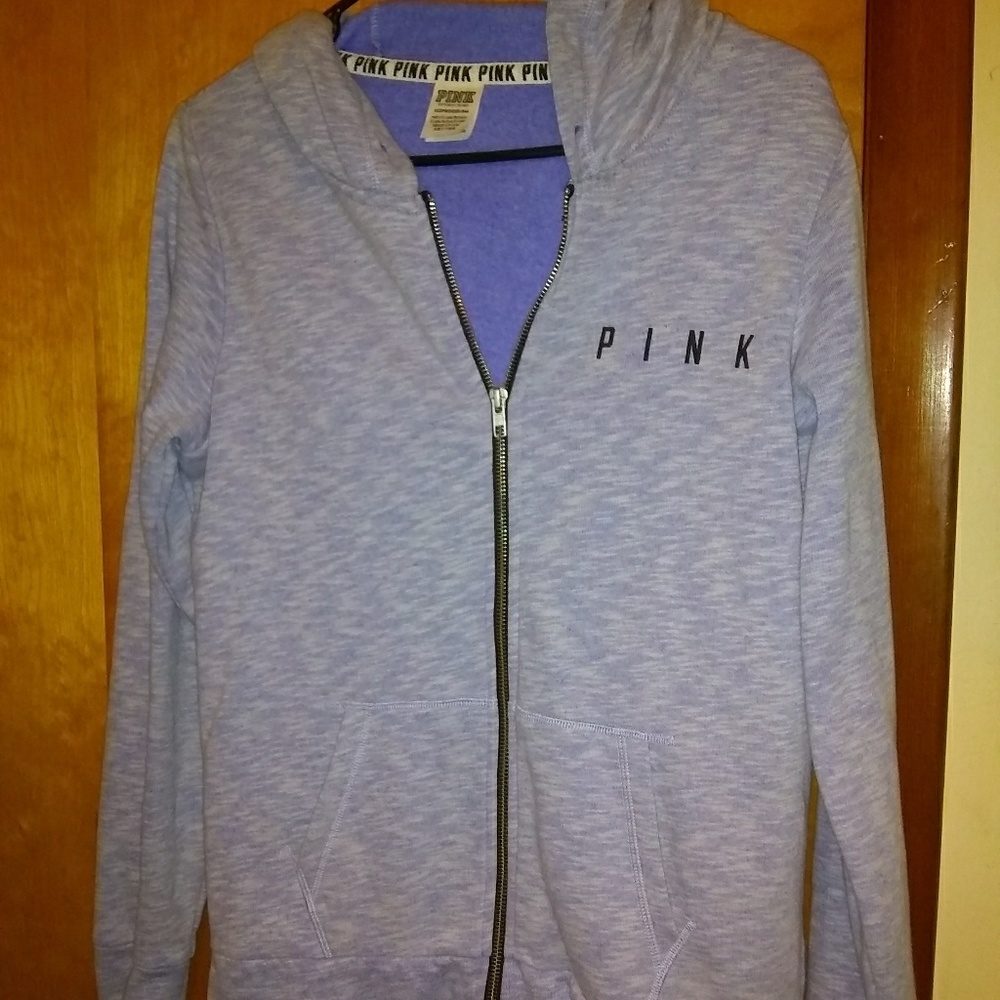 VS PINK full zip hoodie